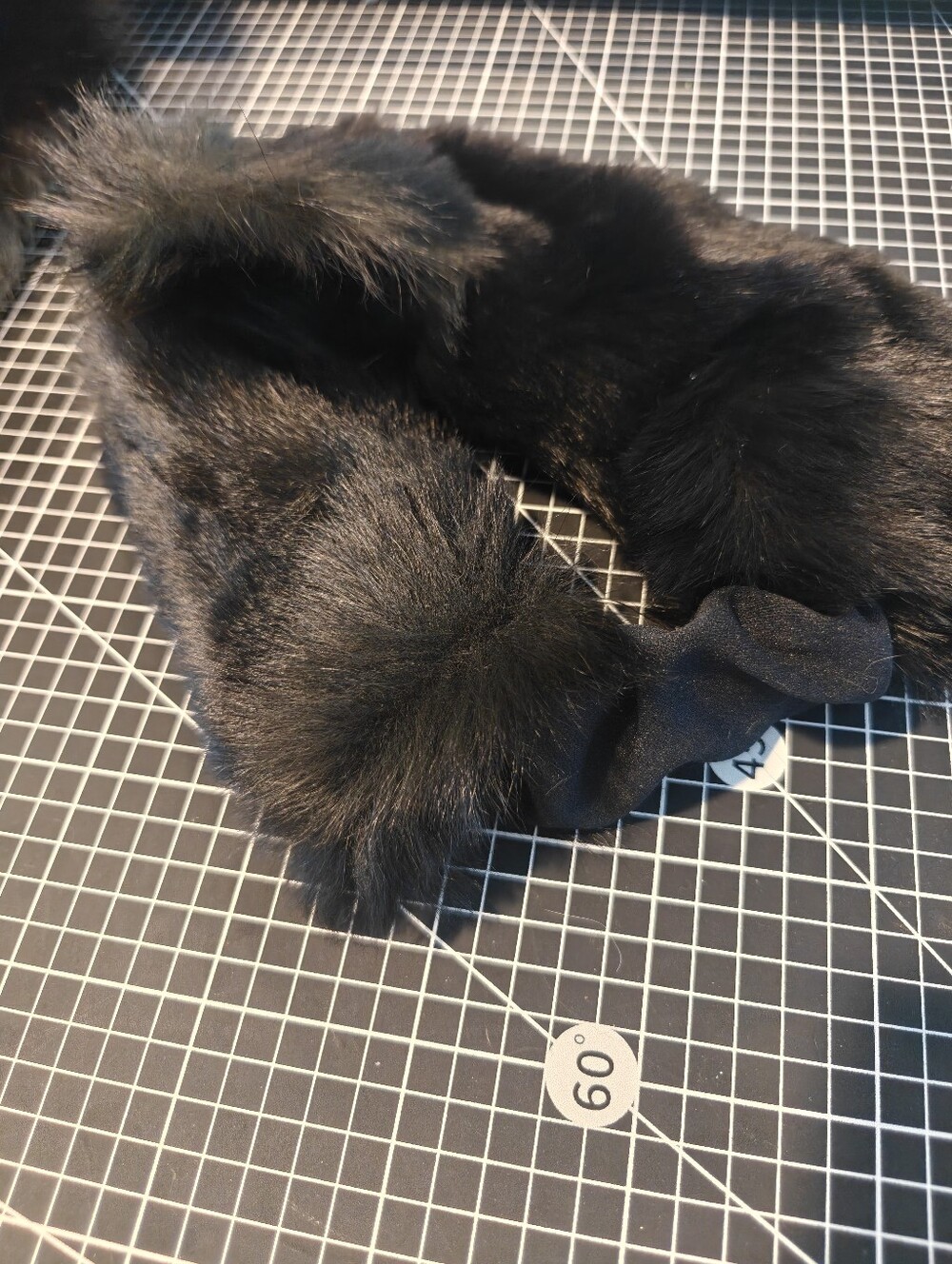 3 Fur Collars - Black, Brown, Grey - Picture 13 of 16